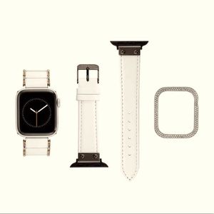 Anne Klein Broadway Collection Ladies Apple Watch Band Set